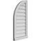 Ekena Millwork Quarter Round Top Left Surface Mount PVC Gable Vent w/ 2"W x 2"P Brickmould Sill Frame, 16"W x 32"H GVPQL16X3203SN - alternate 4